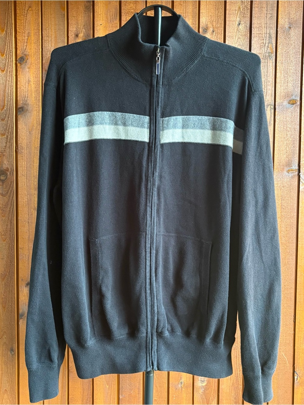 Preppy Zip Up sweater by Van Heusen